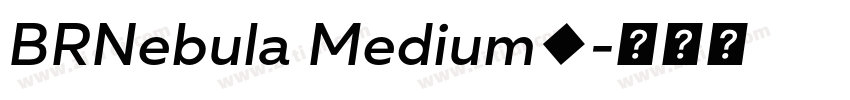BRNebula Medium◆字体转换